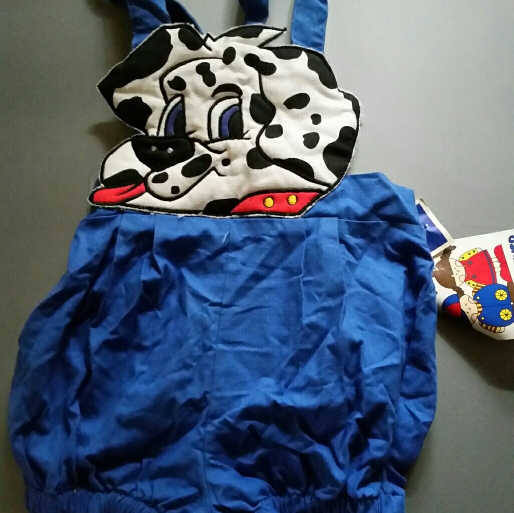 Dalmatian Puppy One Piece Shorts Infants 18mth
